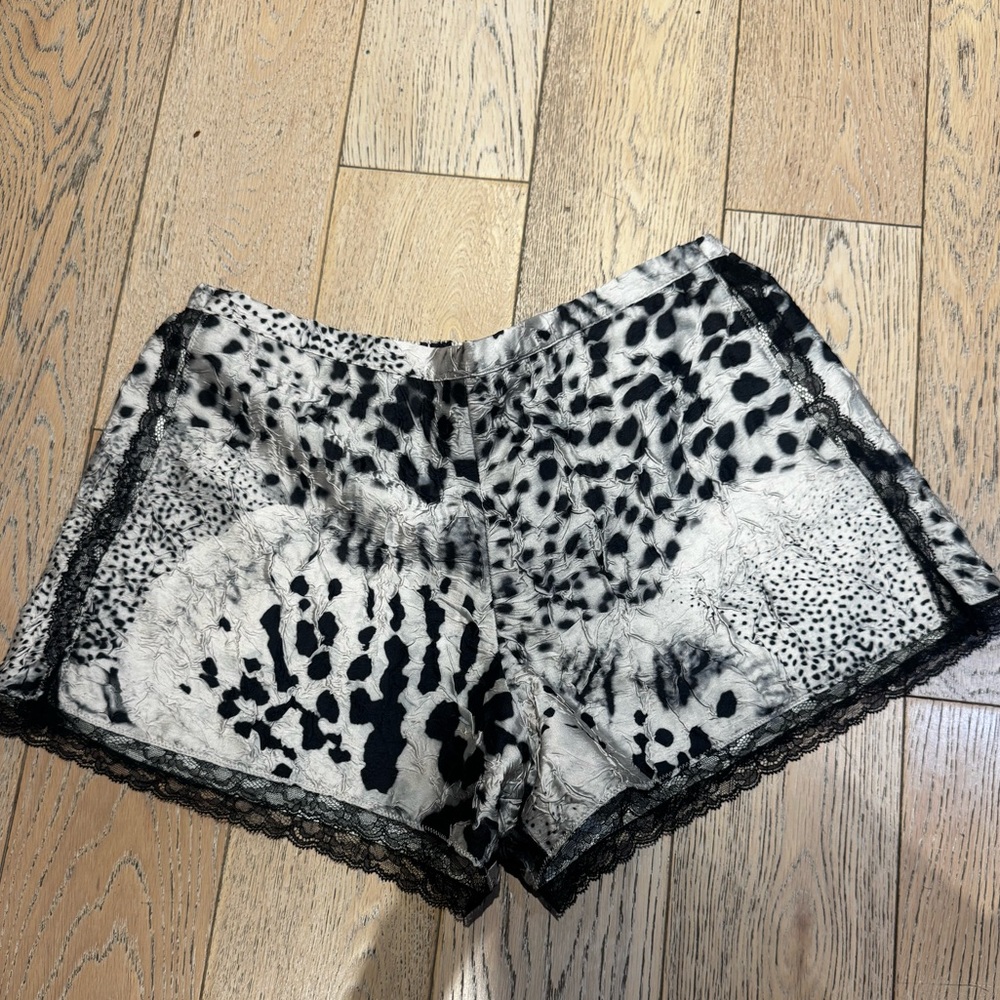 DRIES VAN NOTEN PRINT SHORTS "PINKY"